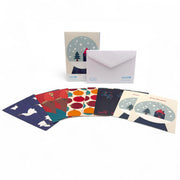 Estuche de 10 tarjetas navideñas ILUSTRACION